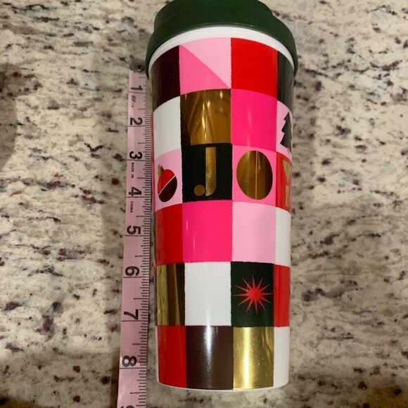 Kate Spade Christmas Holiday Joy Coffee Tumbler Cup - Picture 9 of 9